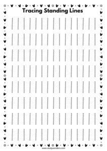 standing lines worksheet