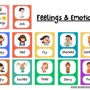 free printable feelings and emotions flashcards